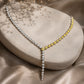 Aurelia Dual Tone Tennis Necklace