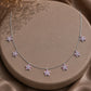 Celestia Floral Charm Necklace Pink