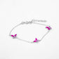 Papillon Charm Bracelet (Pink)