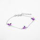 Papillon Charm Bracelet (Purple)